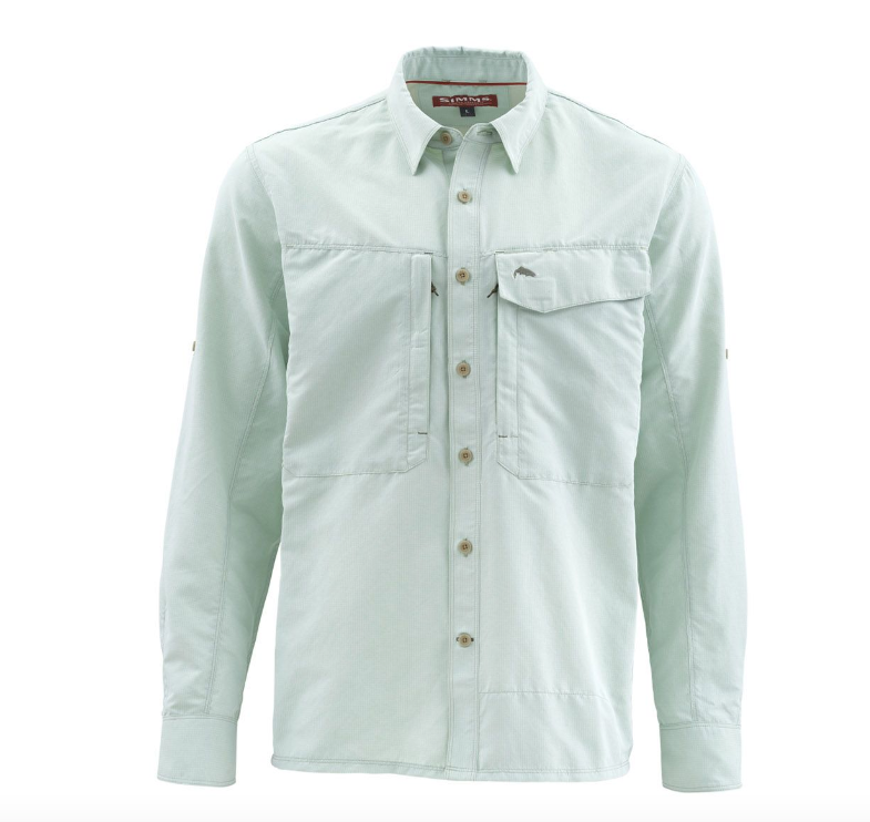 Simms Guide LS Shirt Marle Pale Green
